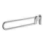 d line foldbar toiletst�tte, 850 mm, rustfri b�rstet st�l