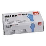 Nilex engangshandske 11 (2XL) Nitril pudderfri - tykkelse 0.10mm - bl� - �ske a 100 stk