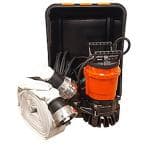 Entrepren�r Pumpe SPT 400 r/w, box & slange med 15m slange 2�� med Storz kobling