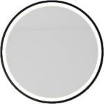 Kriss Inlight Spejl med lys, � 800mm i matsort, forbelysning