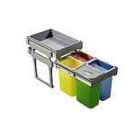 Intra Juvel TANK 40-4 affaldssortering 428x339x486mm til k�kkenskab gr�