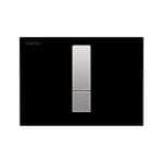 Laufen Lis aw102 betjeningsplade duoskyl. Sort glas