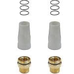 hansgrohe L�kagesikringer lige 3/4�� (=2 stk.)