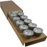 10 stk. Nordtronic LED GU10 5,5w 2700k CRI>90, (350 lumen), d�mpbar (=35w)