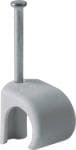 Kabelclips rund 7-9mm gr�, 25mm s�m