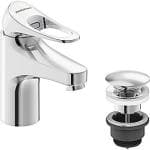 Mora FMM 9000xe h�ndvaskarmatur+klik koldstart. G3/8 med bundventil - Krom