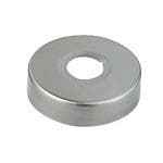 Rosetter til badarmatur �80 mm, rustfri st�l