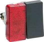 LK FUGA® Afbryder 1 polet med lampe 13A - Koksgr�
