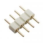 LED b�nd 4-pin tilslutningsconnector til samling af b�nd og kabler
