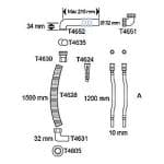 Flex. Til- og afl�bssystem Flex. Til- og afl�bssystem, 1200 mm