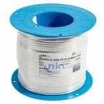 NKT PKL 2x0,75 rund lampeledning i hvid, H03VV-F