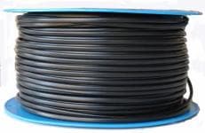 NKT PKL 2x0,75 flad lampeledning i sort, H03VVH2-F