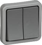 LK OPUS 74® Industri Krone afbryder m�rkegr�