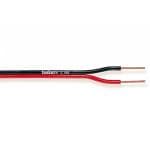 Tasker H�jttalerkabel P� Rulle 2x 0.35 mm² 100 m Sort/R�d