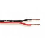Tasker H�jttalerkabel P� Rulle 2x 0.75 mm² 100 m Sort/R�d