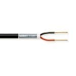 Tasker H�jttalerkabel P� Rulle 2x 1.00 mm² 100 m Sort