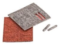 Twinner Glide Pads Til Combi Tool Gr�/R�d