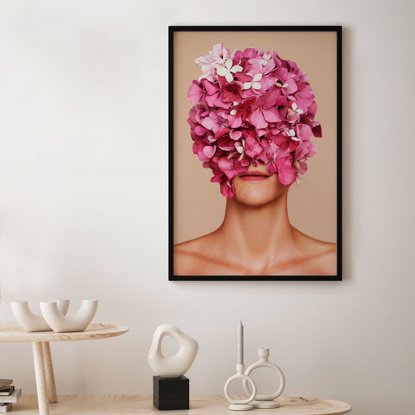 Flowerhead Beige av Camilla Schmidt