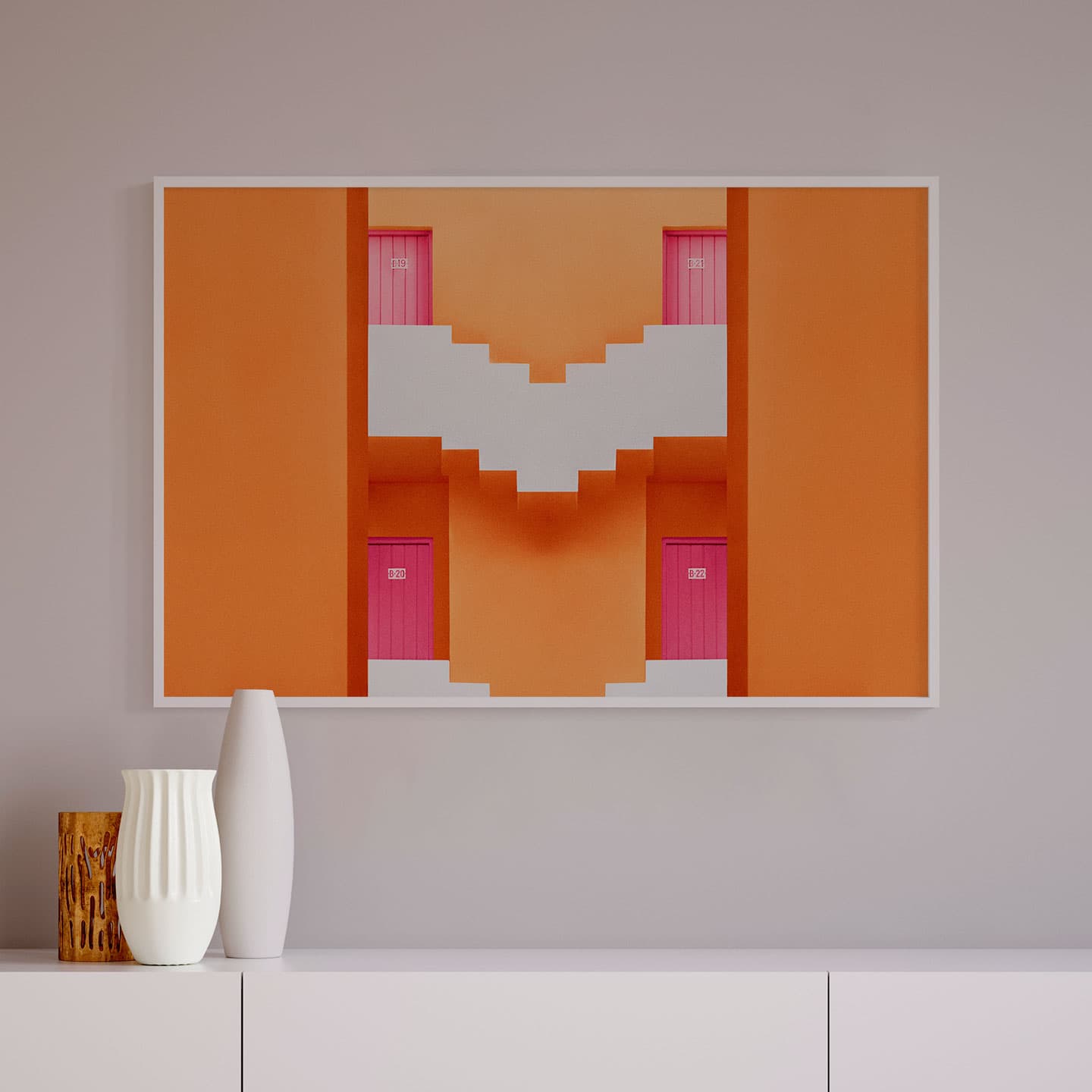 La Muralla Roja no. 4 av Camilla Schmidt