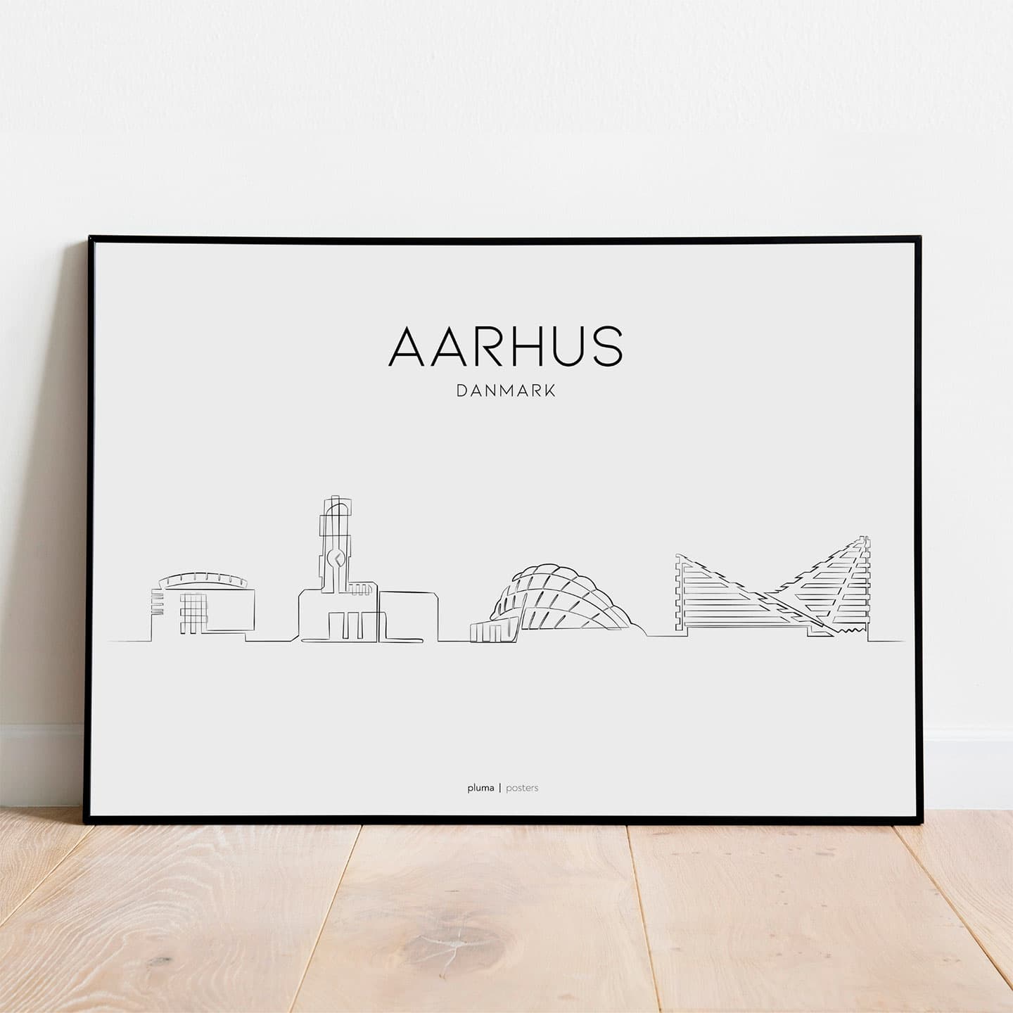 Aarhus av Pluma Posters