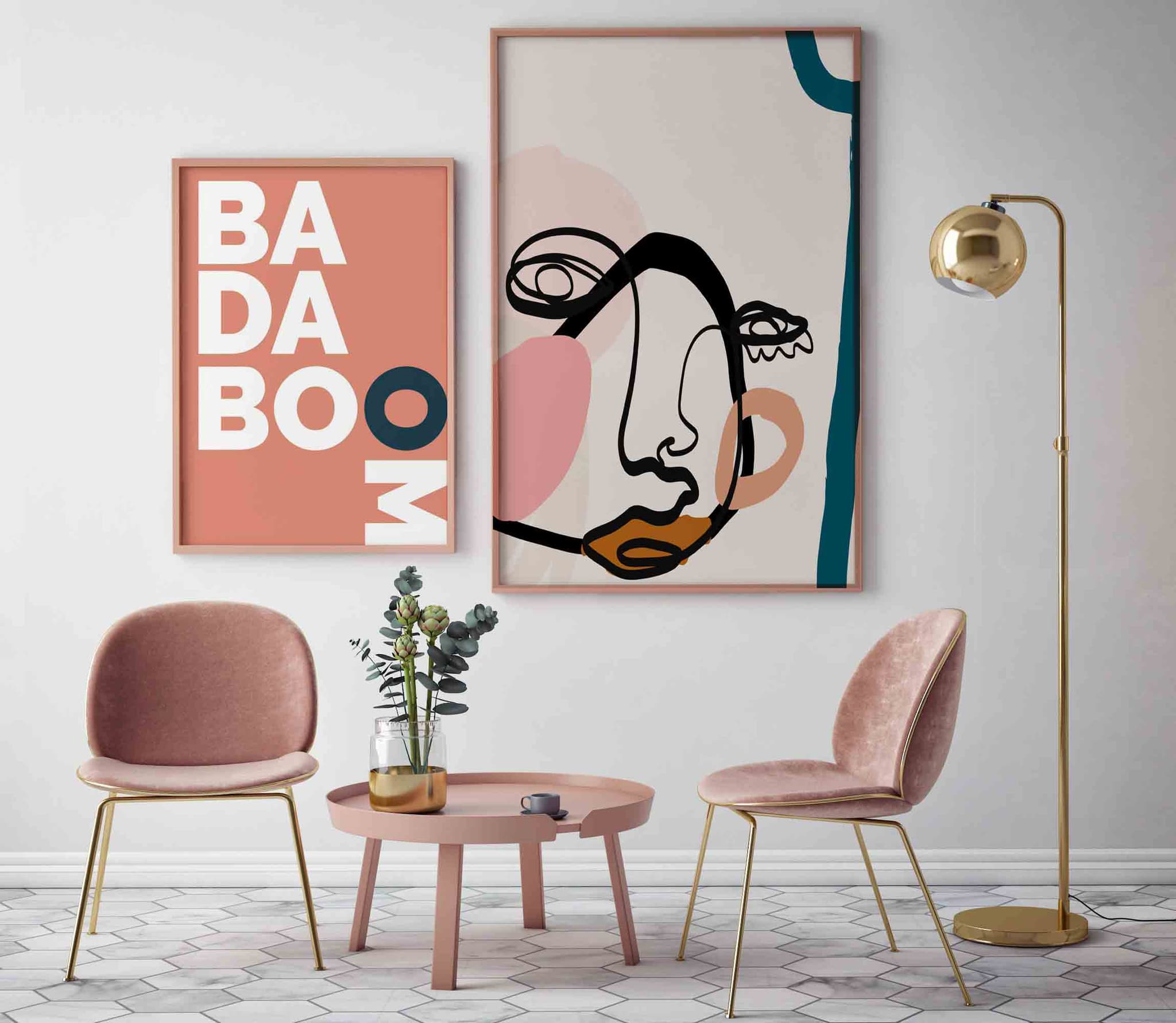 Badaboom orange av Rikke Axelsen