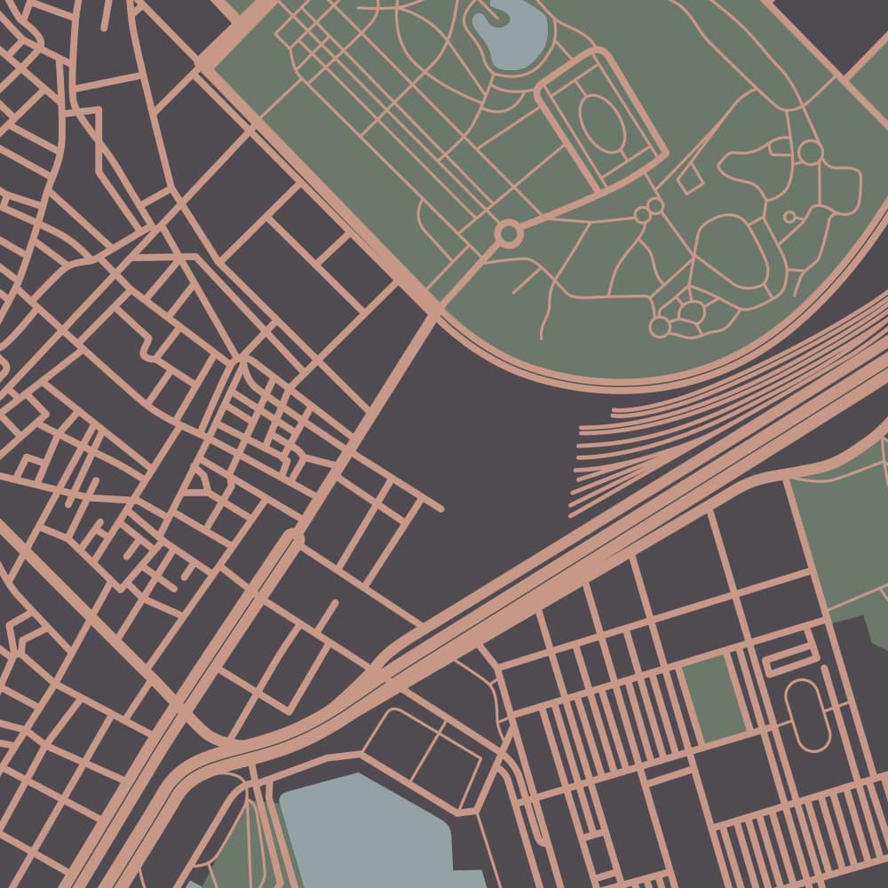 Barcelona Karta av Illux