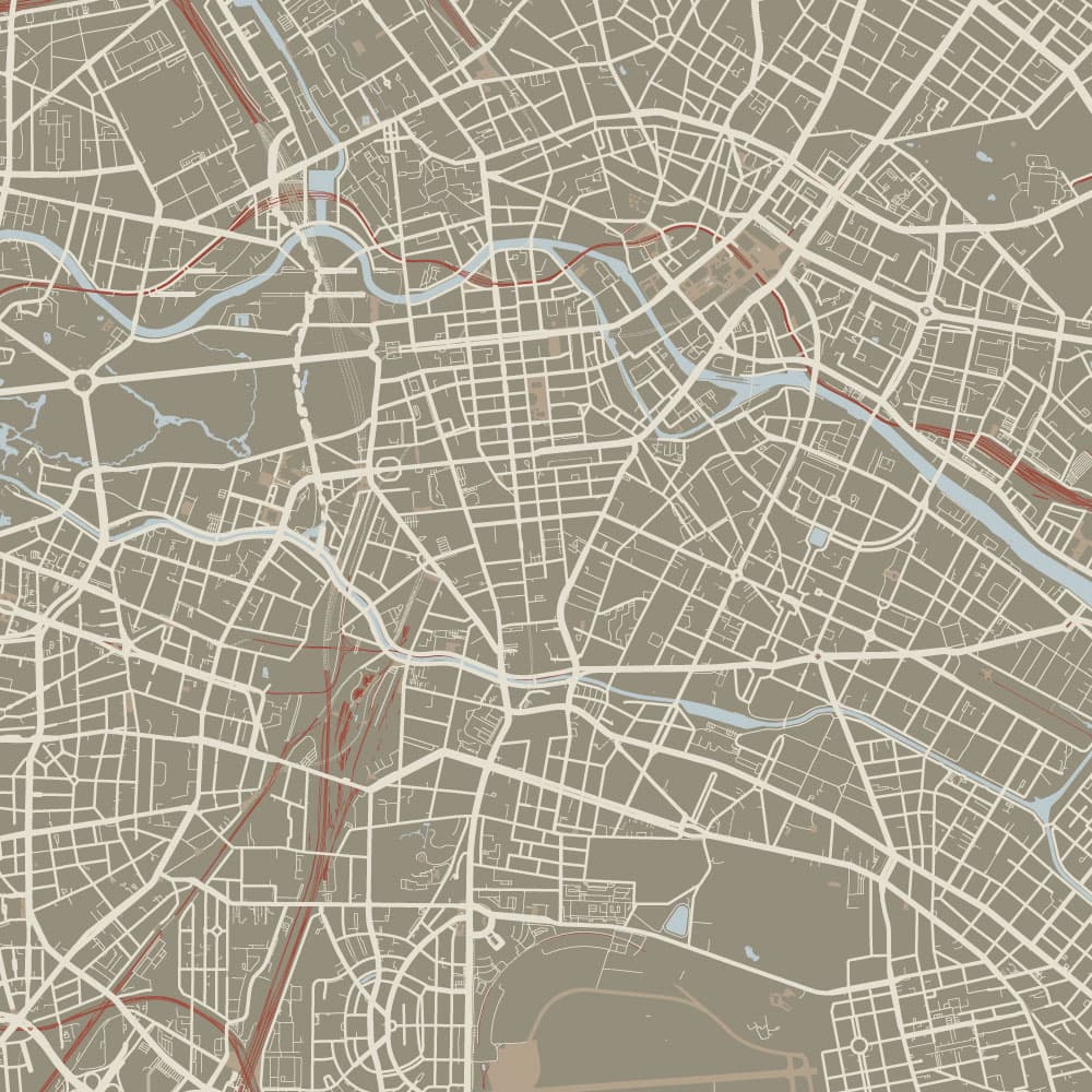 Berlin Karta av Illux
