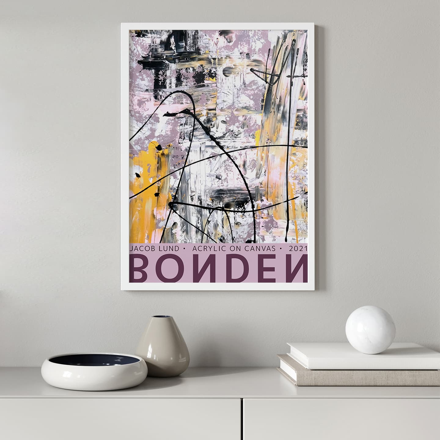 Bonden poster av Jacob Lund Art