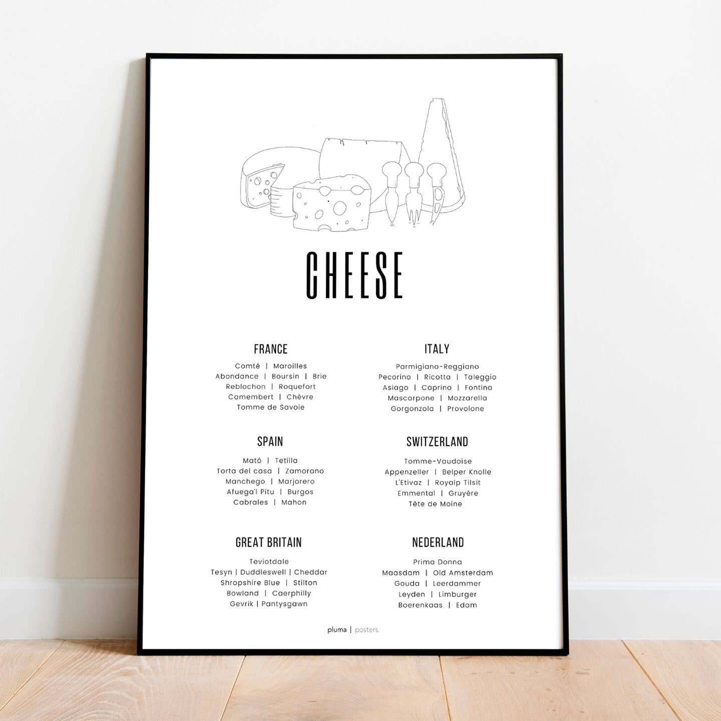 Cheese av Pluma Posters