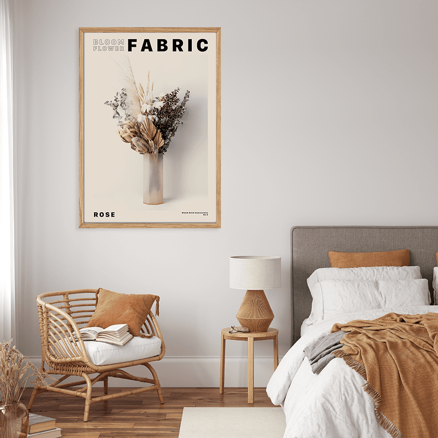 Flower Bloom Fabric Rose av Plakatwerket