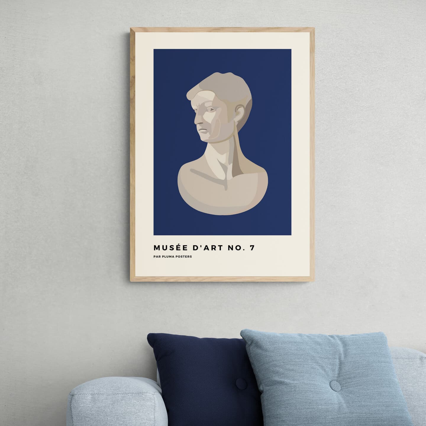 Musée d'art no. 7 av Pluma Posters