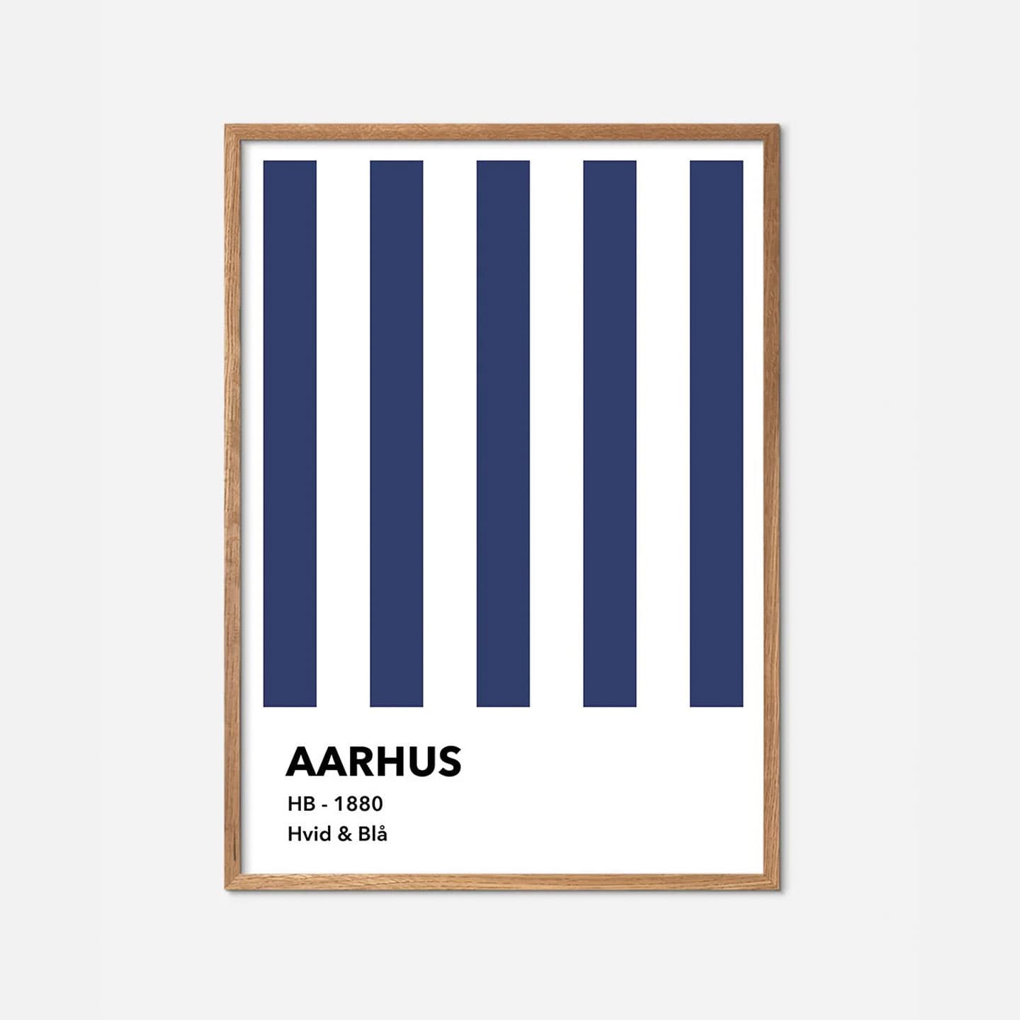 Aarhus - Hvid & Blå av Olé Olé
