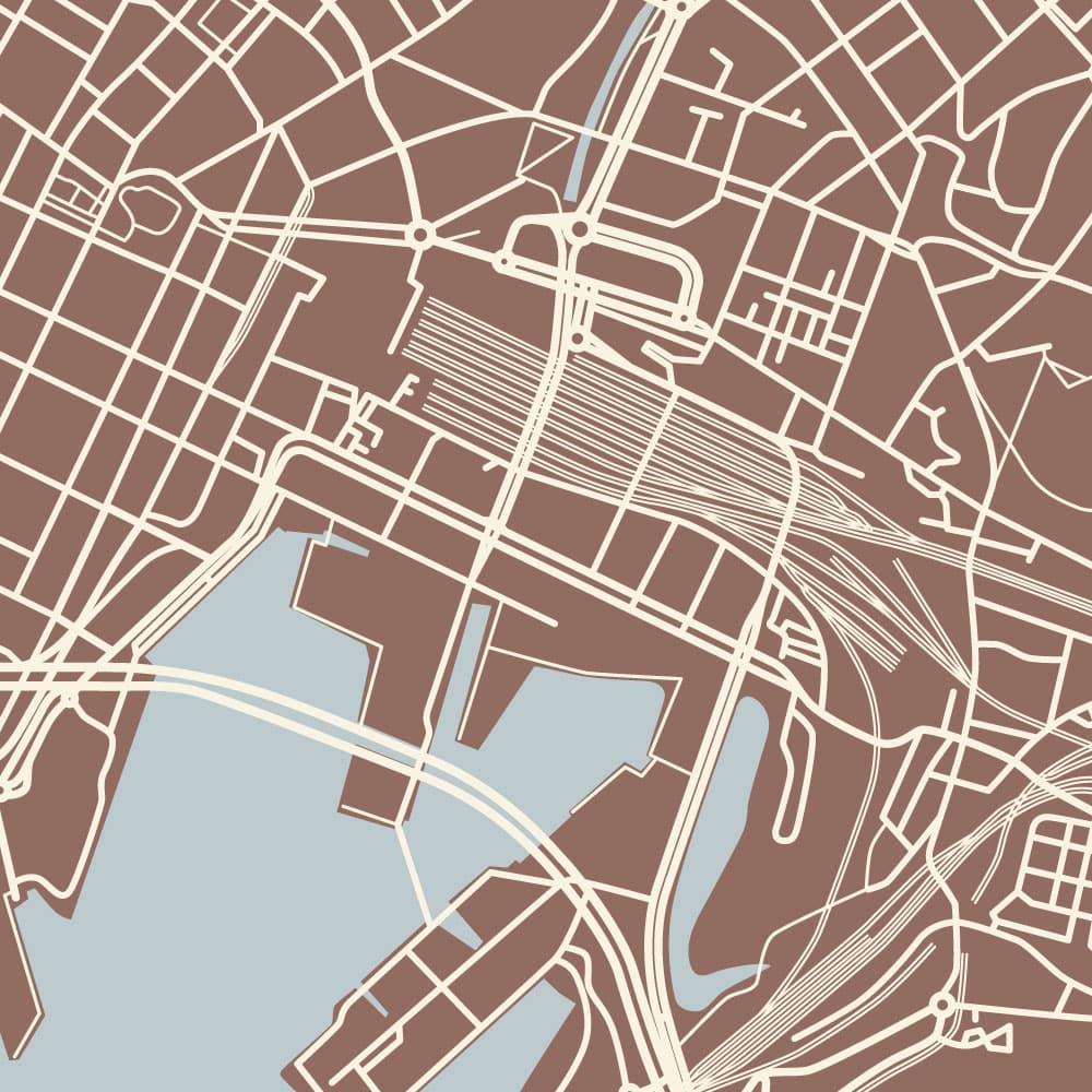 Oslo Karta av Illux