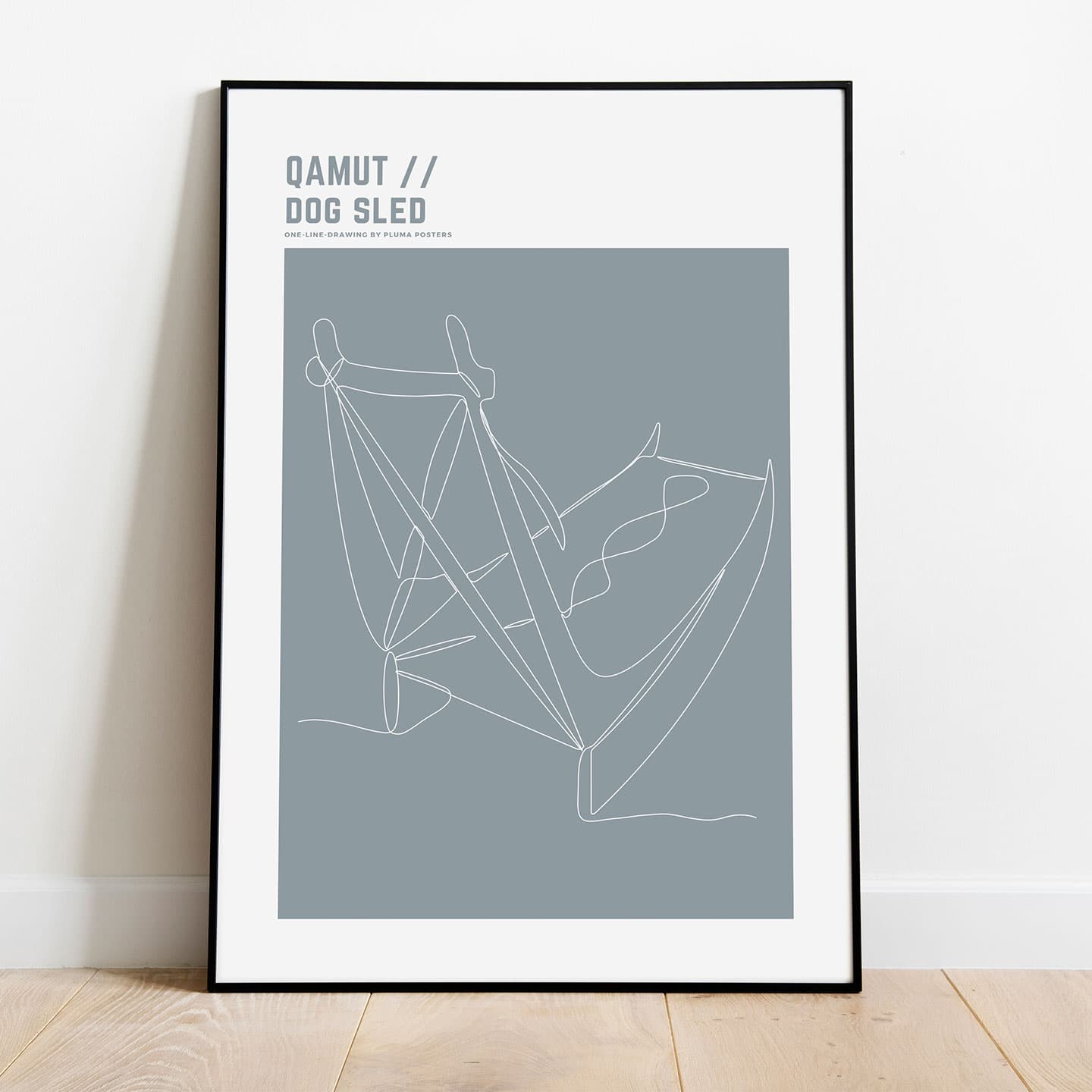 Qamut - dog sled av Pluma Posters