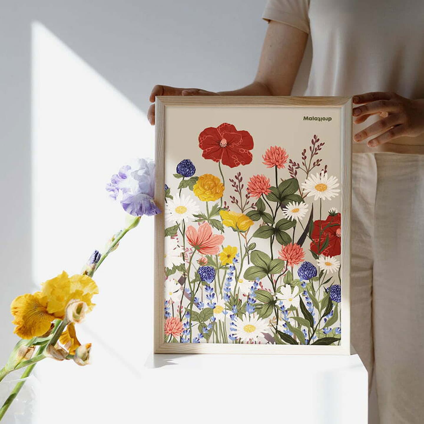 Vilde Blomster Lys av Maladroit
