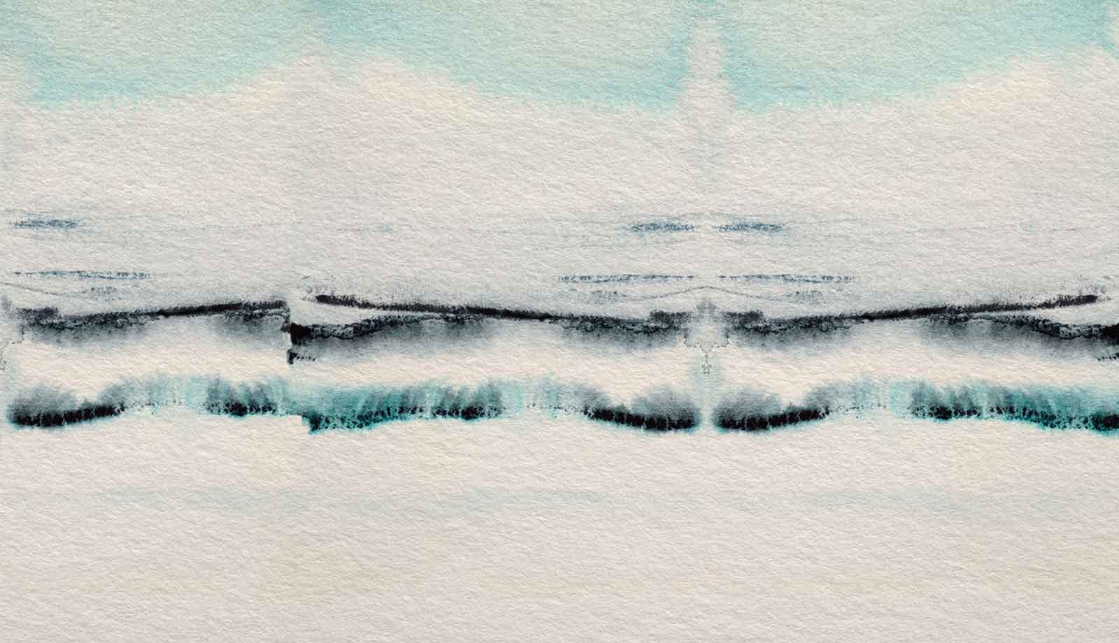 Watercolor  -  Iceblue av Illux