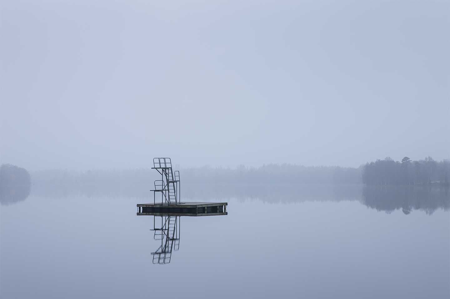 Badeponton av Jørgen Bausager