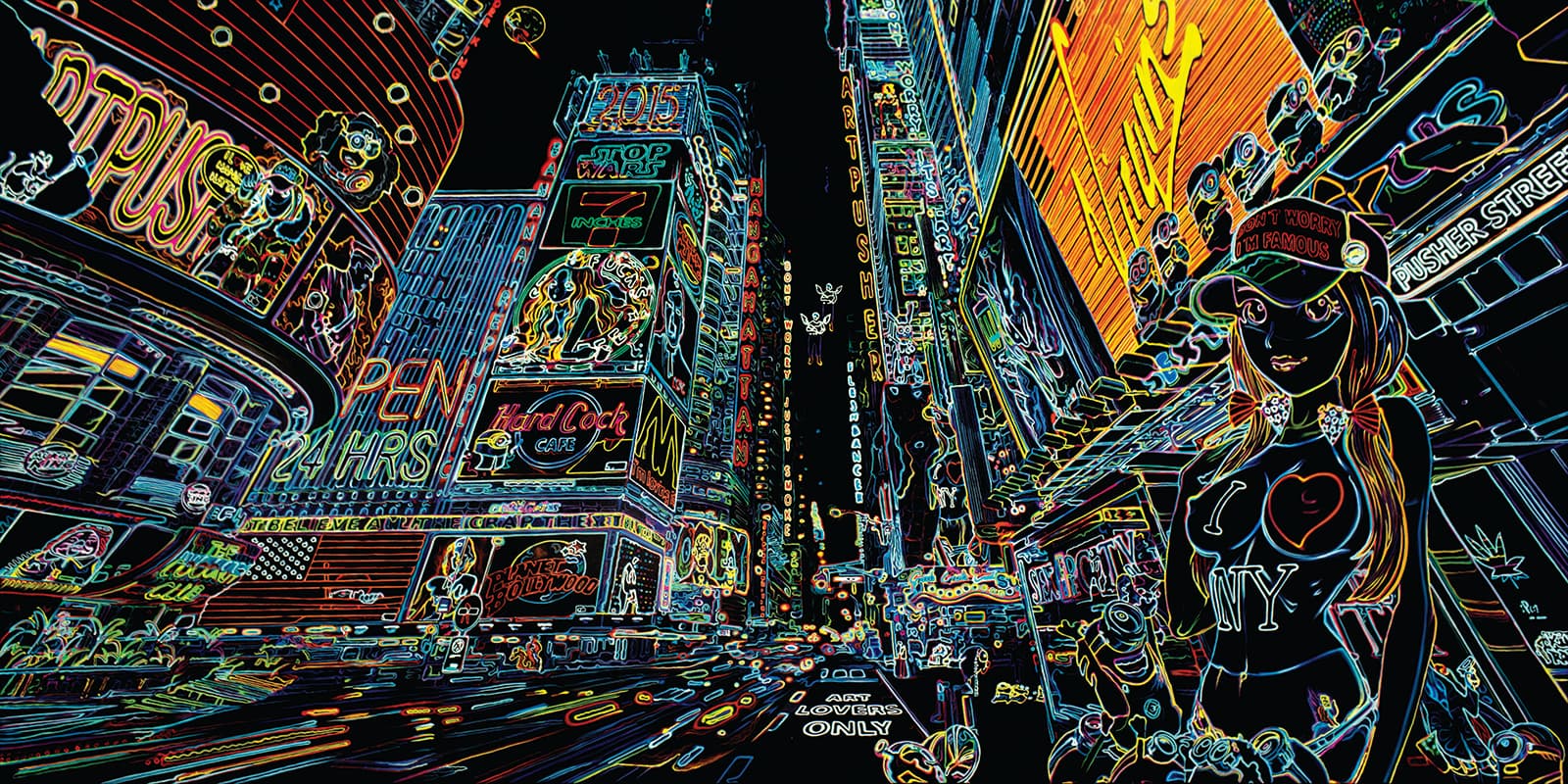 Famous neon av Artpusher