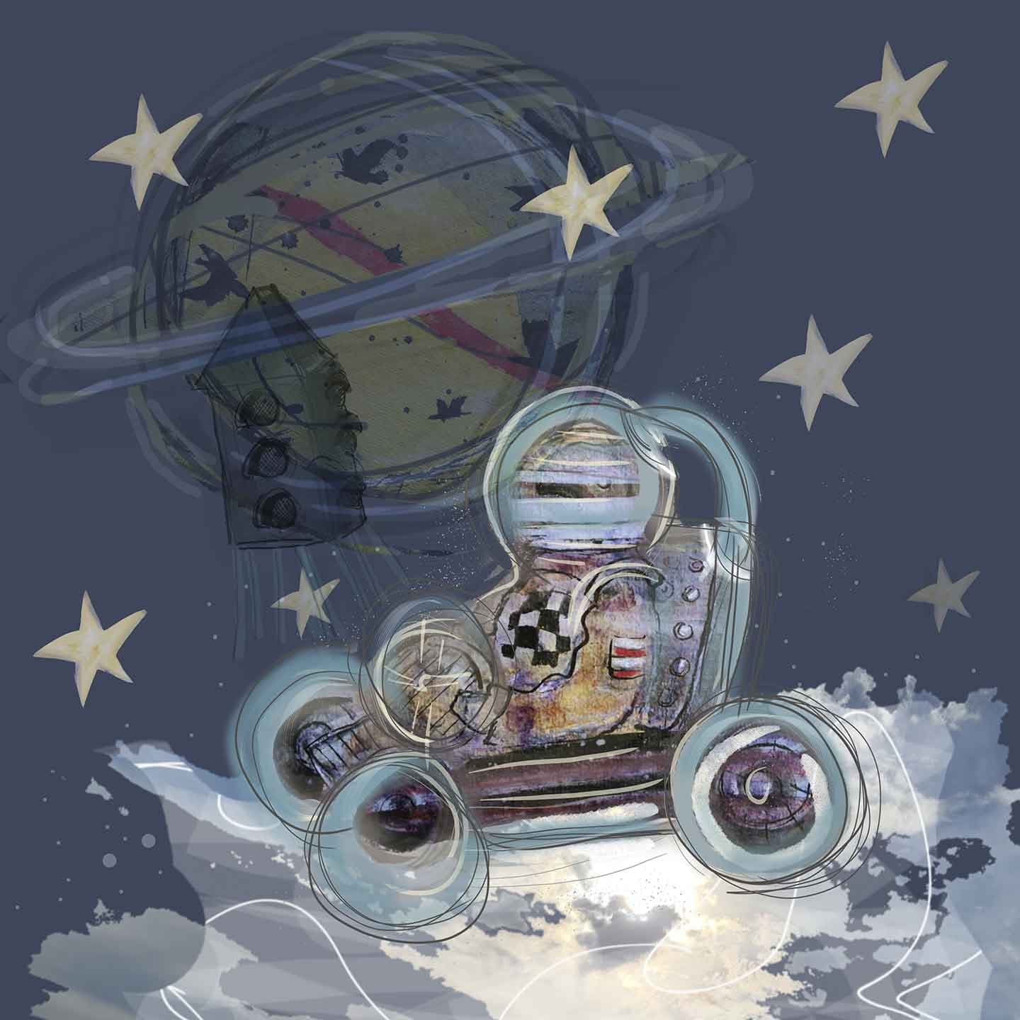 Mooncar III av Anne Marie Johansen