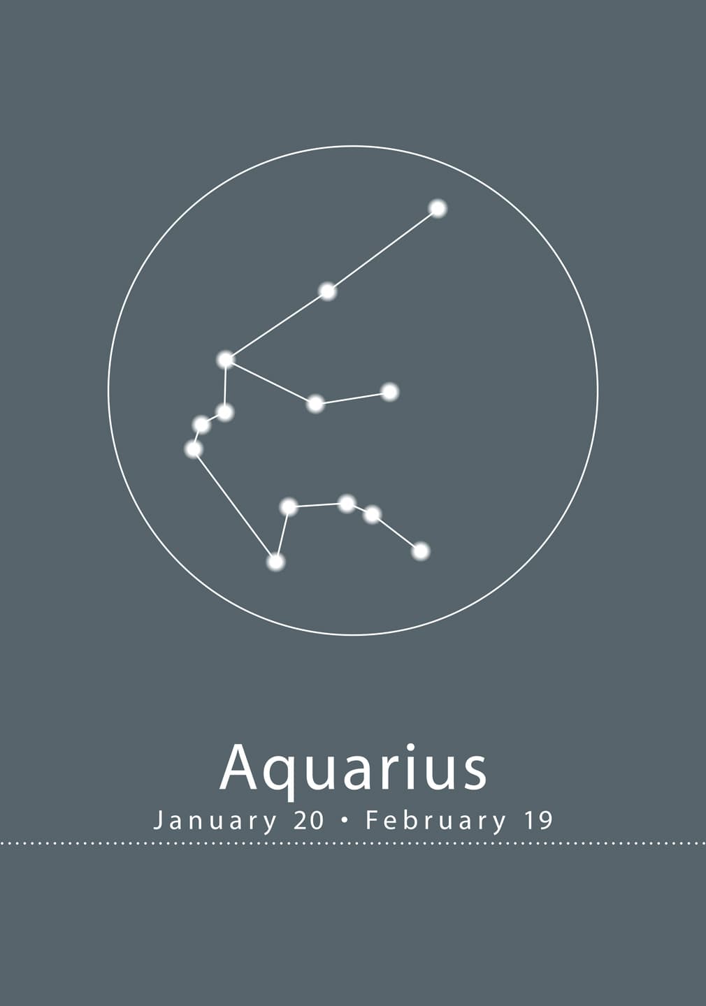 Stjärntecken - Aquarius av Ten Valleys