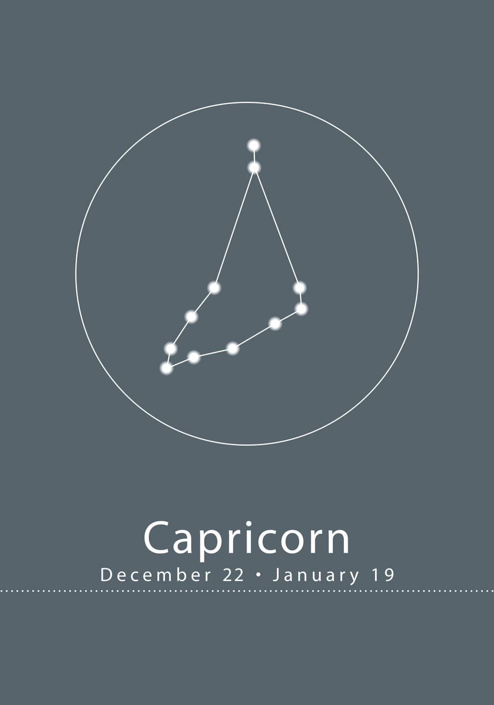 Stjärntecken - Capricorn av Ten Valleys