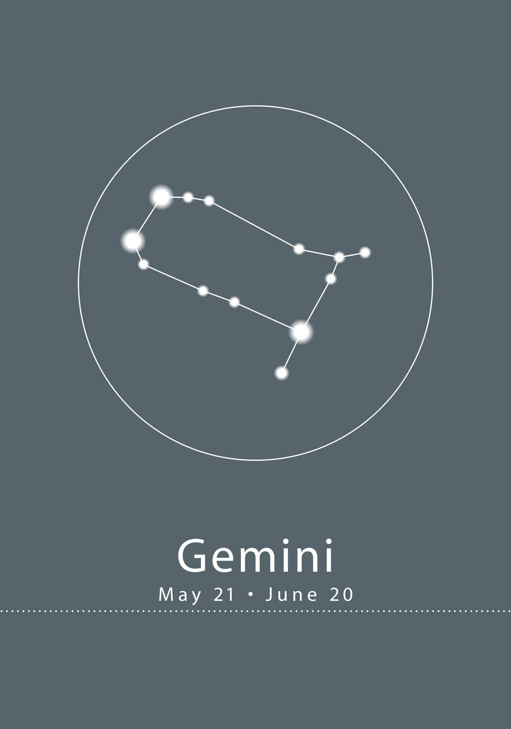 Stjärntecken - Gemini av Ten Valleys