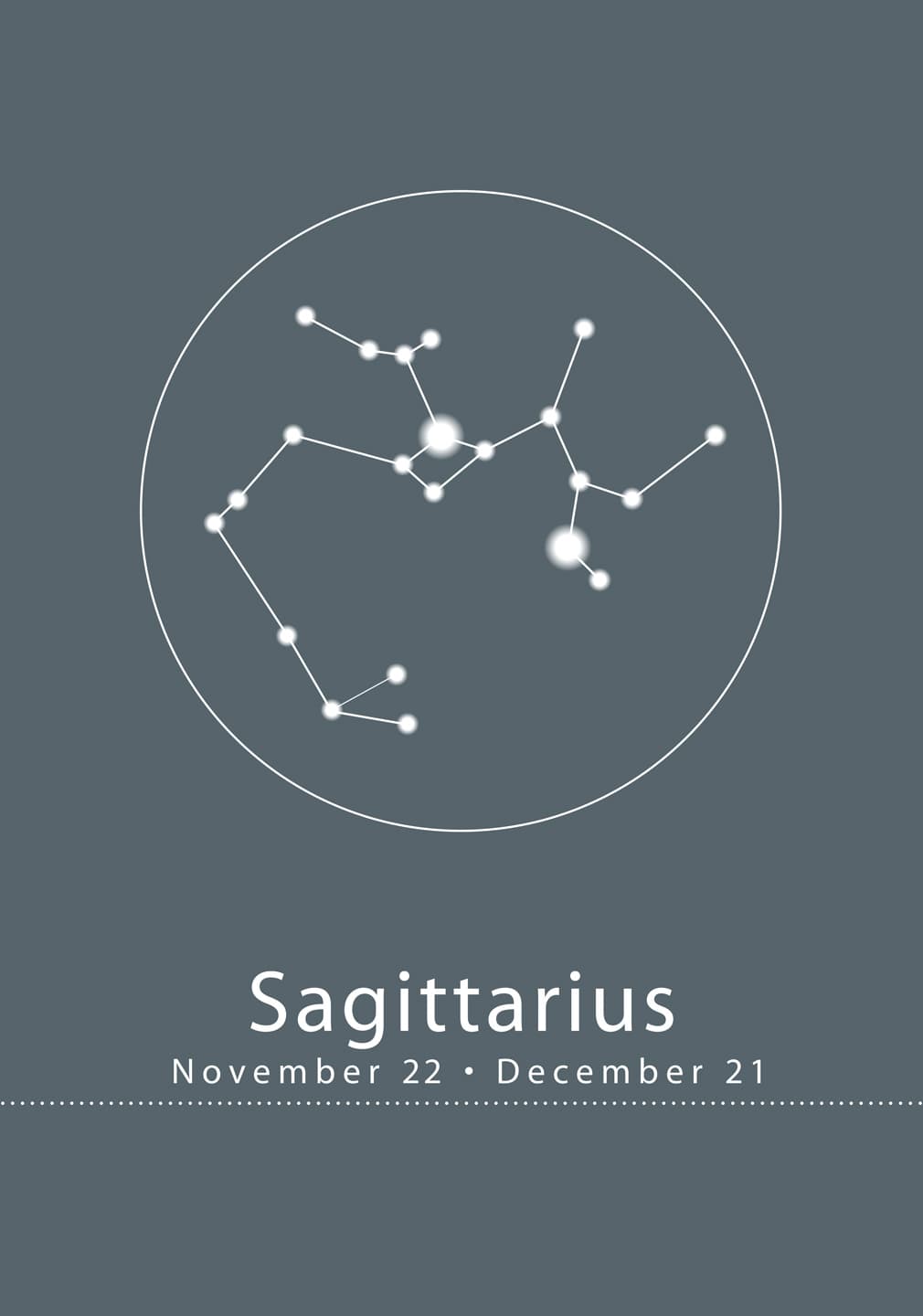 Stjärntecken - Sagittarius av Ten Valleys