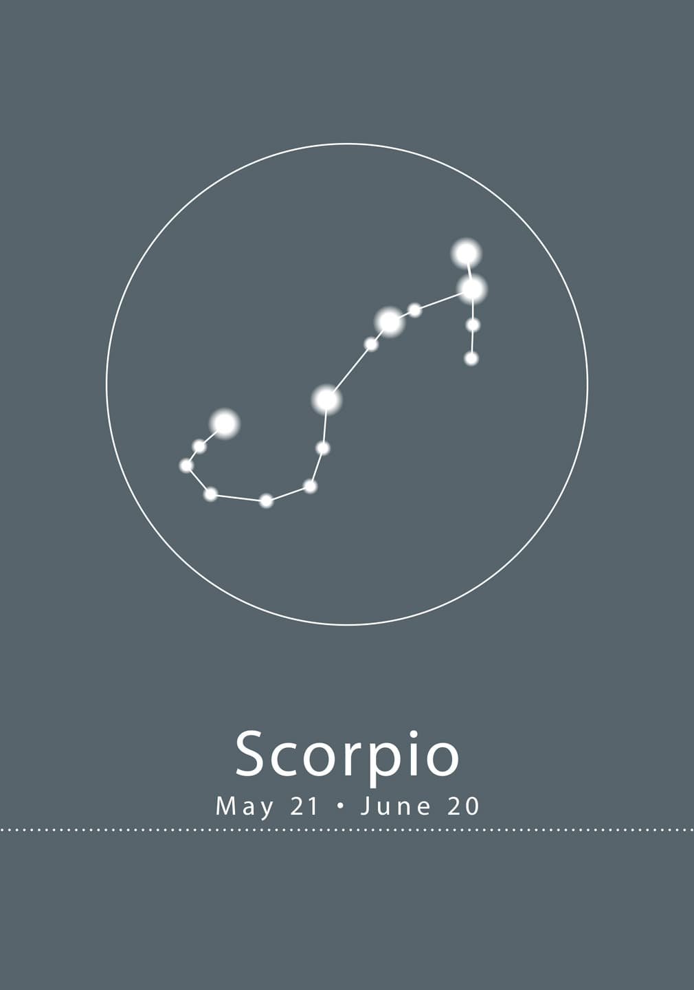 Stjärntecken - Scorpio av Ten Valleys