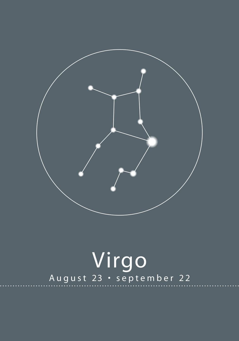 Stjärntecken - Virgo av Ten Valleys