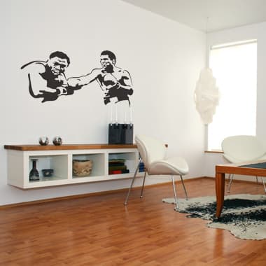 Ali wallsticker av Jesper Haun, 80x49 cm