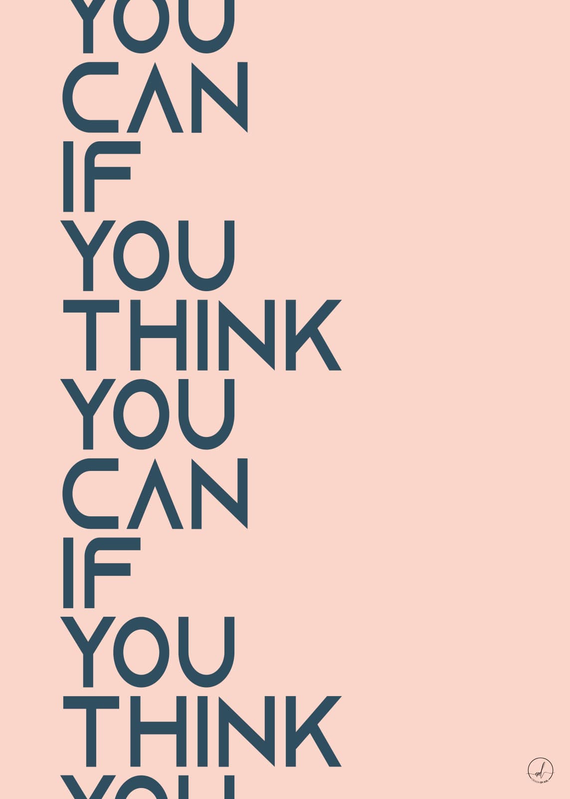 You Can - Salmon av Rikke Axelsen