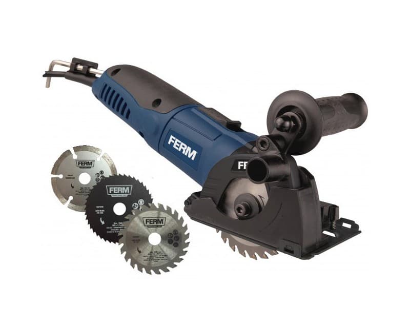 FERM mini dyksav / rundsav - inkl. 3 stk. 85 mm klinger - Primus Danmark