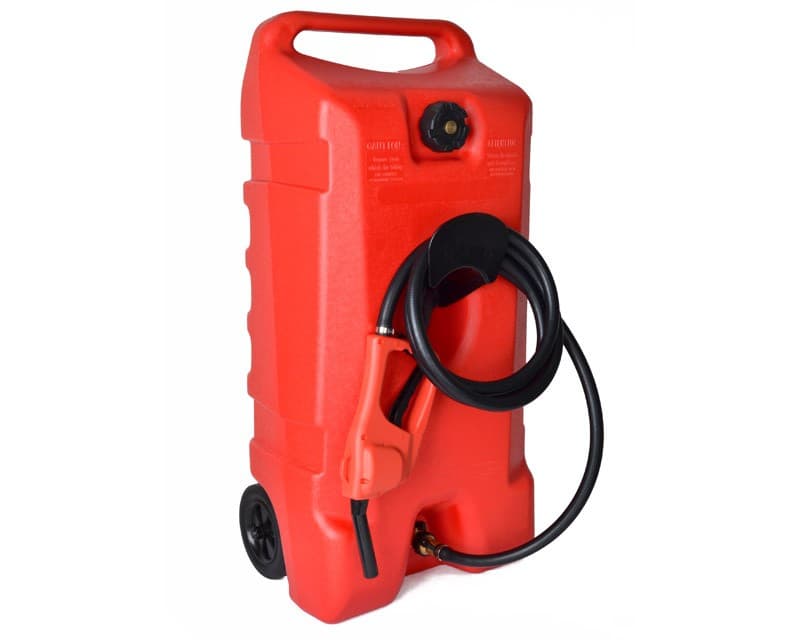 Benzindunk / dieseltank 53 liter med hjul og pumpepistol - Primus Danmark