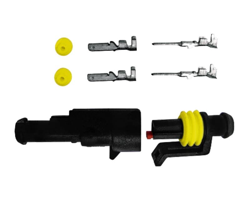 Vandtæt stik - 12-24 volt - 1-polet - Primus Danmark